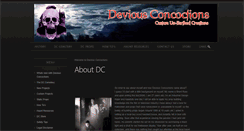 Desktop Screenshot of deviousconcoctions.com