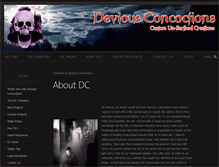 Tablet Screenshot of deviousconcoctions.com
